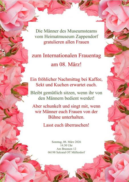 Einladung Frauentag ©lizenzfrei Einladung 2026