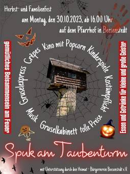 Plakat Halloweenfest Halloween