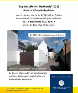 Der BERGHOF, ein Kossätengut mit Charme Berghof Tag des offenen Denkmals