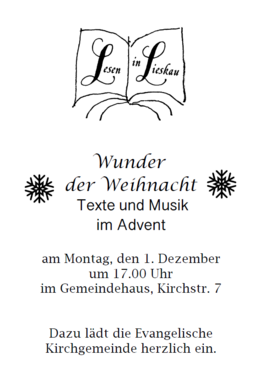 Lieskau   Lesen in Lieskau