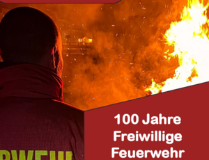 Plakat 100 Jahre FFW Lieskau
