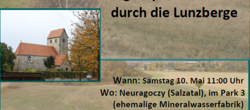 Aushang Anlündigung Frühjahrswanderung
