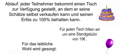 Plakat zum 3. Kinderflohamrkt in Höhnstedt am 09.11.2025