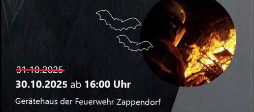 Plakat Hexen- und Gespensterfest Zappendorf