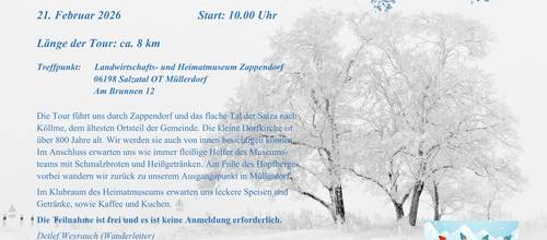 Plakat Winterwanderung