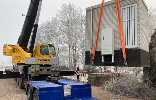 PoP Aufbau in Salzatal Zappendorf